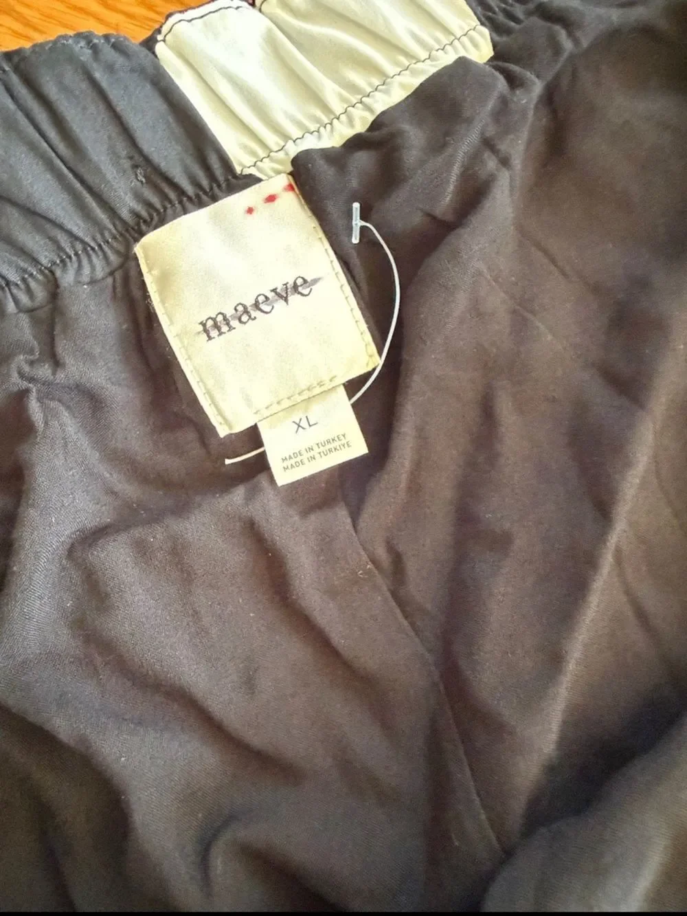 New Anthropologie Maeve Cotton Poplin Pleated Midi Skirt Size XL